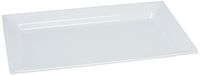 Yanco RM-4309 Rome Display Plate, 17.5" Length, 10.75" Width, Melamine, White Color, Pack of 12
