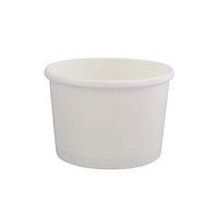 Special T Paper Coffee Cups - White Paper Cups 8 oz Disposable Paper Cups 100pk Hot Cold Cups Hot Chocolate Cups