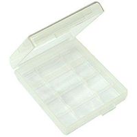 AA / AAA 4 Cell Battery Storage Case Bundle of Six Cases