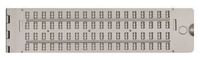 Braille Aluminum Jumbo slate, 4 x 18, pin up