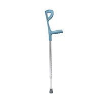 Qucasyl Forearm Crutches for Walking | Adult, 36.6" - 45.6" |Heavy-Duty Aluminum | Technology Reduces Arm Fatigue & Arthritis Pain | Adjustable Ortho Handgrips & Cuffs,1pcs