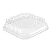 Genpak's SQ97 Clear Lid | Clear 1" Lid for Genpak's HFSQ20 | Snap-On Design, Stackable Feature, Unmatched Clarity | BPA Free, Made in The USA | Case of 500 Lids
