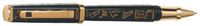 Metropolitan Museum Art Collection Egyptian Hieroglyphic Black w/ Gold Rollerball Pen - MM-3003-HGP