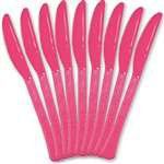 Plastic Knives Heavy Weight Bright Pink 48 Count