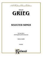 Selected Songs Book Voice By Edvard Grieg