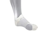 OS1st Bunion Relief Socks (One Pair) with Split-Toe Design and Bunion pad to Relieve Toe Friction and Bunion/Hallux Valgus Pain (White, Medium)