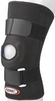 BIKE 8295-L Heavy Duty Open Patella Knee Stabilizer (Black, Large)