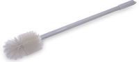 Carlisle 4000302 Sparta Spectrum Multi-Purpose Oval Valve and Fitting Brush, Plastic Handle, White Polyester Bristles, 6" L x 5" Dia. Brush, 30" Overall Length (Case of 6)