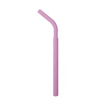 Sikye Silicone Straws,Washable Flexible Drinking Bent Straws Milkshakes Slushies Party Straws (B)