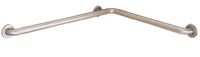 Swanstone BF02448.000 Stainless Steel L-shaped Single Grab Bar, 48-in L X 24-in H X 1.5-in H