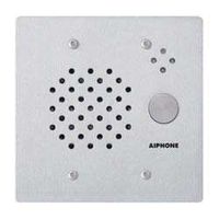 Aiphone IE-SS-A Audio Only Door Station, Stainless Steel, Flush Mount