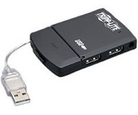Tripp-Lite 4PORT USB 2.0 MINI HUB ADAPTERW/ CABLE & AC 110/22 (Computer / USB Hubs & Switches)
