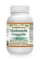 Simhanada Guggulu (Ayurvedic Ancient Formulation) (Herbal Supplement) 90 Vege Capsules, 800 Mg - Concentrated