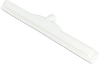 Carlisle 4156702 Spectrum Plastic Double Foam Rubber Hygienic Floor Squeegee, 18" Width, White (Case of 6)
