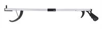 Folding Handheld Reacher Grabber, Folding Reaching Aid, 26.5", Metal Frame, Open Jaw, Pistol Grip, Magnetic Tip