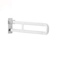 Bathroom safety rails Bathroom Handrails, Bathroom Stainless Steel Fold Safety Armrest (Color : White, Size : 60cm)