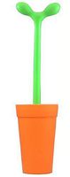 Alessi Aleesi ASG04 O Merdolino Toilet Brush, Orange