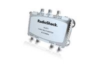 Radio Shack Satellite Passive 4 way Multi Switch for dual-LNB Systems and Antennas