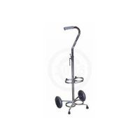 Oxygen Cylinder Cart-Dual Tank- Silver Vein