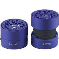 iHome Sound Beyond Size iHM78 Stereo Speaker System for iPod, iPhone/ iPad,/MacBook/ Any Laptop and MP3 Player (Purple).