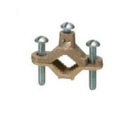 Arlington 721B Solid Brass Bare Wire Ground Clamp 1-1/4 - 2 Inch Pipe 10-2 AWG