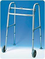 5" Wheeled Walker With Glides, 2 Per Case