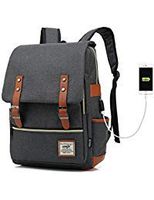 Fashion Trend Backpack For Teen Girls Boys,LIQING Preppy Style Unisex Waterproof Oxford School Backpack Student Daypack Rucksack College School Bag Laptop Backpack (Black USB)