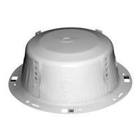 Quam ERD-8 Round Steel Back Box Welded Tie Off Straps White