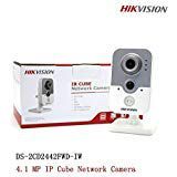 Hikvision DS-2CD2442FWD-IW English Version 4MP WDR Mini Cube CCTV Security POE Camera WiFi, Wireless IP Camera