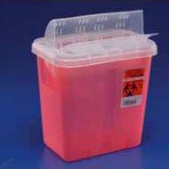 Kendall Horizontal Drop Sharps Container 2 Gallon Container - Model 89651 - Each