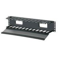 GraybaR Panduit WMPHF2E Horizontal Cable Manager, Black