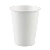 Frosty White Paper Cups | 9 oz. | Pack of 8 | Party Supply