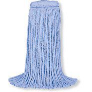 Rubbermaid F566BLU Premium Bolt-On Cut-End Blended Mop 16 oz Blue 12/Carton