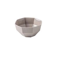 AXZHYX Bowl Ceramic Bowl Nordic Home Anti-scalding Dessert Tray Salad Plate Gray Tableware Eating Utensils Hotel Tableware Home Noodles Boiled Fish Soup Bowl (Color : M)
