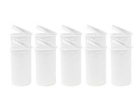 19 DRAM POP TOP Bottles Qty CASE Size Count Rx Pill Prescription Vials Crafts Coins Storage Medicine MMJ 420 CONTAINERS & Made in USA (225 PCS, White - Solid (Opaque)