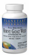Full Spectrum Horny Goat Weed Planetary Herbals 90 Tabs