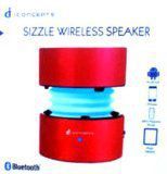 Sizzle Wireless Mobile Bluetooth Speaker, Red