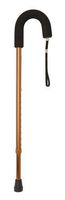 DMI Deluxe Adjustable Metal Classic Walking Cane, Walking Stick, Foam Padded Grip, Bronze