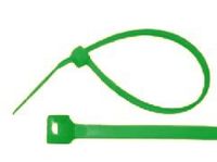 Pico 7016PT 4" Green Nylon 18 lb Tie Wraps 25 per Package