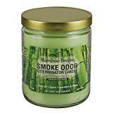 Smoke Odor Exterminator 13 oz Jar Candles Bamboo Breeze, (3)