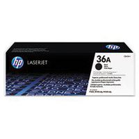 HP CB436A Black Toner Cartridge 36A Genuine New Sealed Box