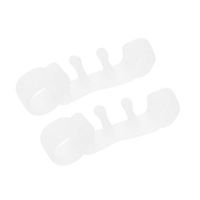 HEALLILY Gel Toe Stretcher Hammer Toes Relief Splint Corrector (White)