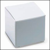 2in. x 2in. x 2in. White Gift Boxes - 20 Pack