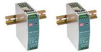 MEAN WELL EDR-120-24 Single Output DIN Rail Power Supply 24V 5 Amp 120W (2-(Pack))