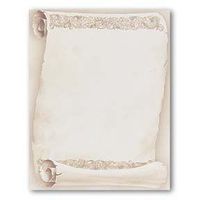 Masterpiece Florentine Scroll Letterhead - 8.5 x 11 - 25 Sheets