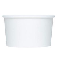 [50 Count] White Paper Ice Cream Cups - 4 oz Eco-Friendly Dessert Containers - Perfect For Your Yummy Foods! Many Colors & Sizes - Frozen Dessert Supplies
