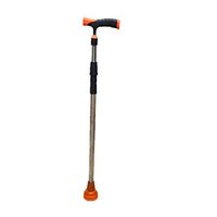 ZWH-Walking Cane Cane - Smart Easy Walking Stick Adjustable -Soft Bottom Non-Slip Strong and Durable