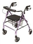 GF Health Lumex Walkabout Lite RJ4300L Four-Wheel Rollator, 1 Count