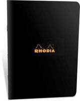 Rhodia Classic Black Staplebound - Graph 3 x 4.75 Notebook - R119159