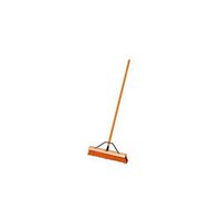A.M. Leonard Heavy Duty Broom with 60 Inch Steel Handle, 24 Inches Wide